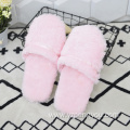 Beauty product hotel spa with embroidered logo slippers